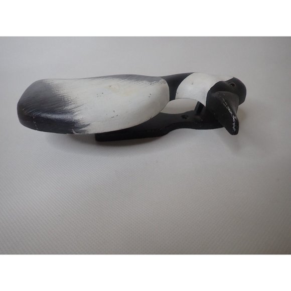 Unique Vintage Heavy Canada Goose Head Door Knocker Hunting Hand Painted Cabin - Picture 2 of 4